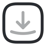 Receive Square SVG Icon